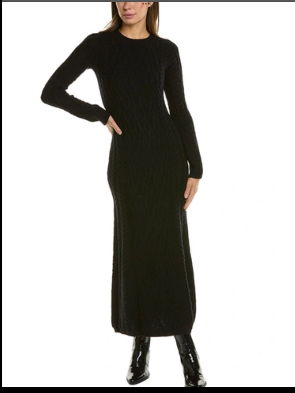 The Kooples 100% merino wool maxi sweater dress